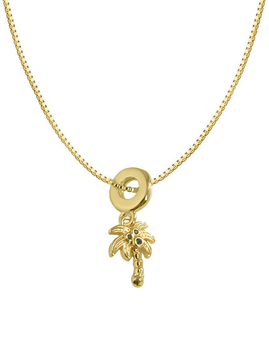 Collar palmera charm
