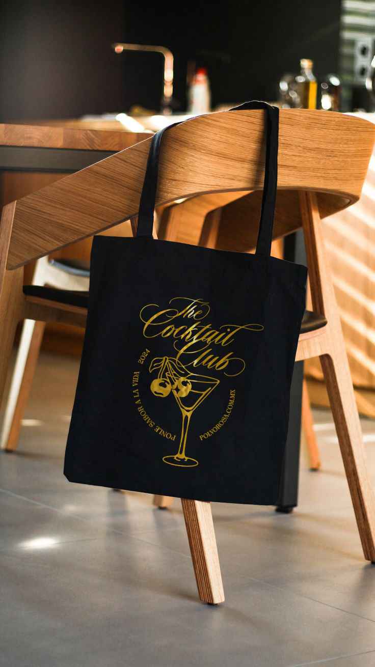 Tote Bag Martini Cocktail Club
