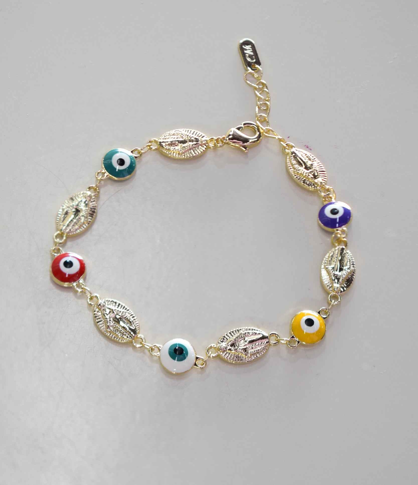 Pulsera Virgen con ojitos